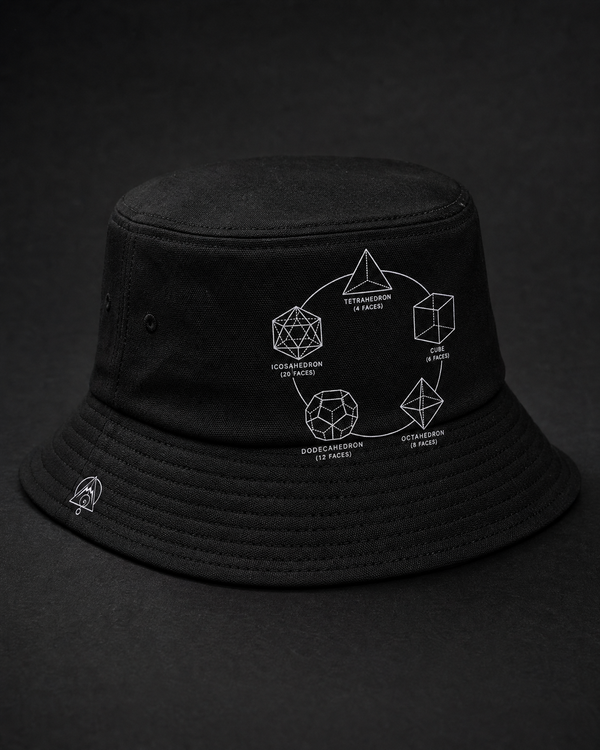 Platonic Solids Bucket Hat — Vertex Origin Studio