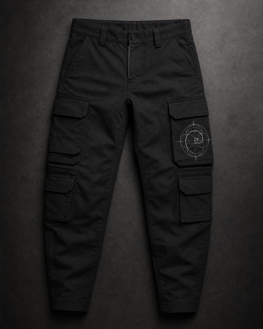 Fibonacci Cargo Pants — Vertex Origin Studio