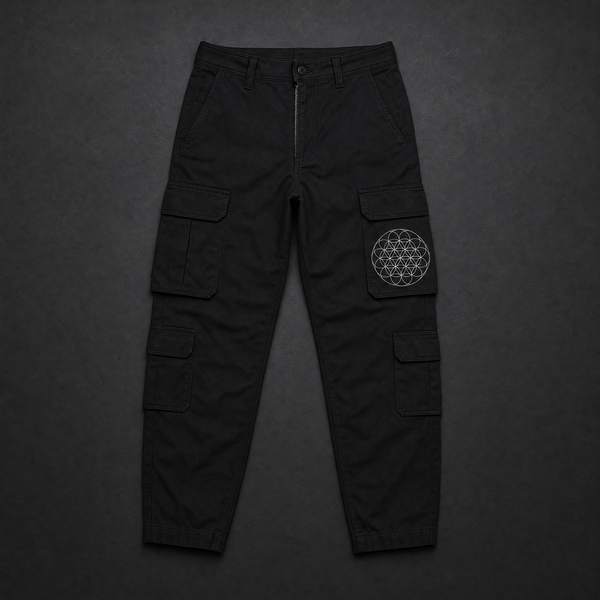 Flower of Life Cargo Pants Front
