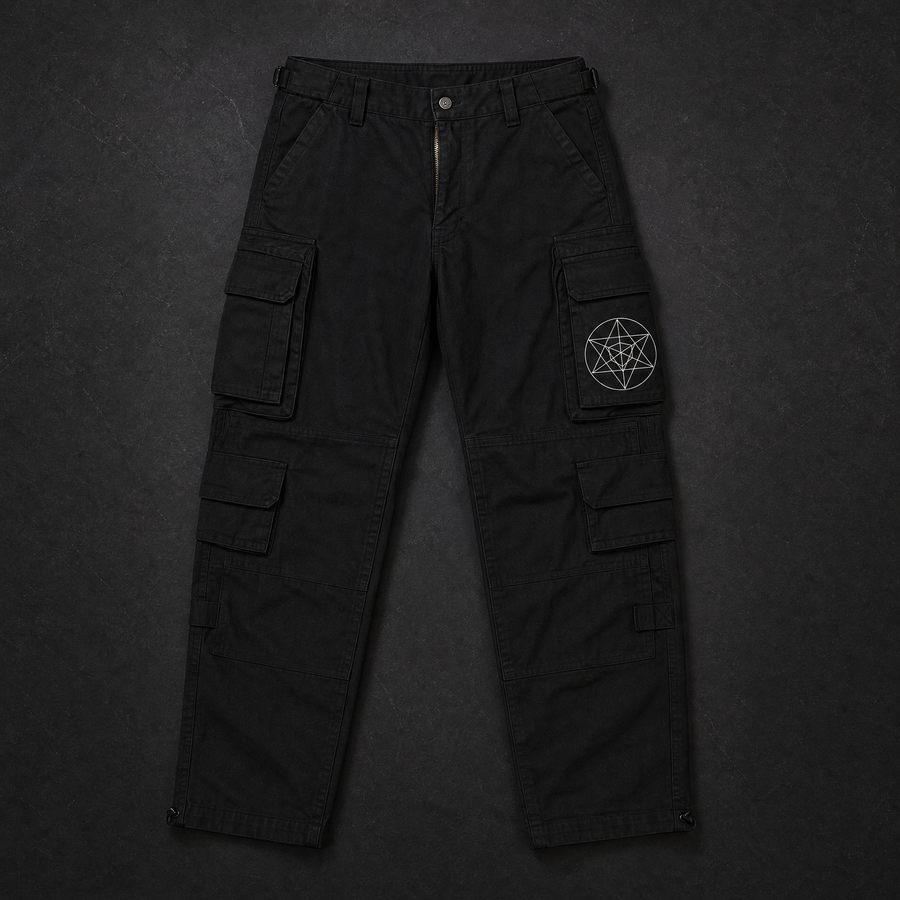 Merkaba Cargo Pants Front
