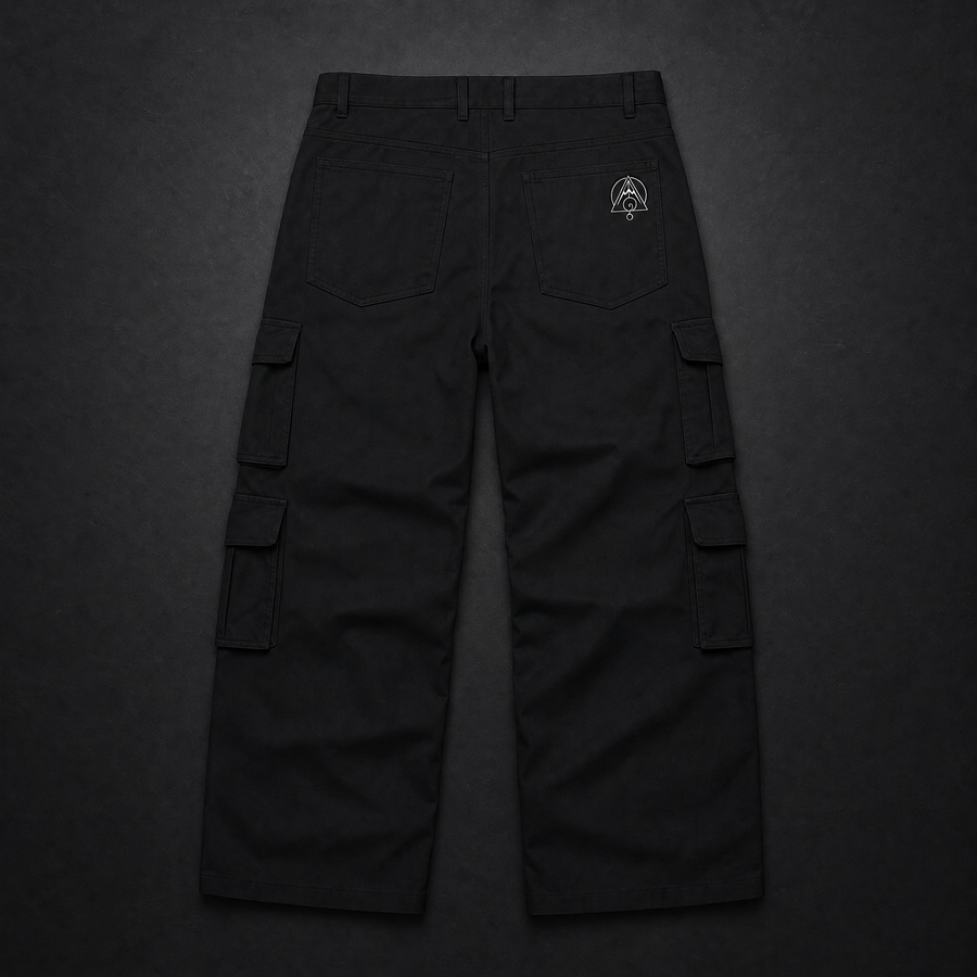 Origin Cargo Pants Back — Vertex Origin Studio