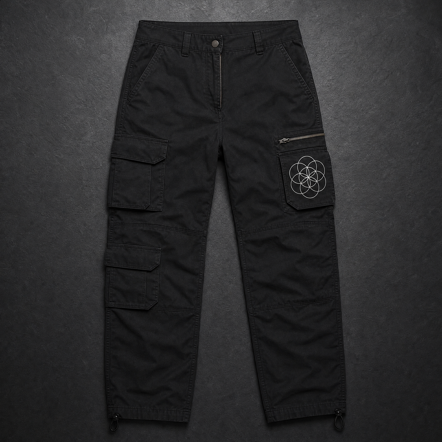Seed of Life Cargo Pants Front