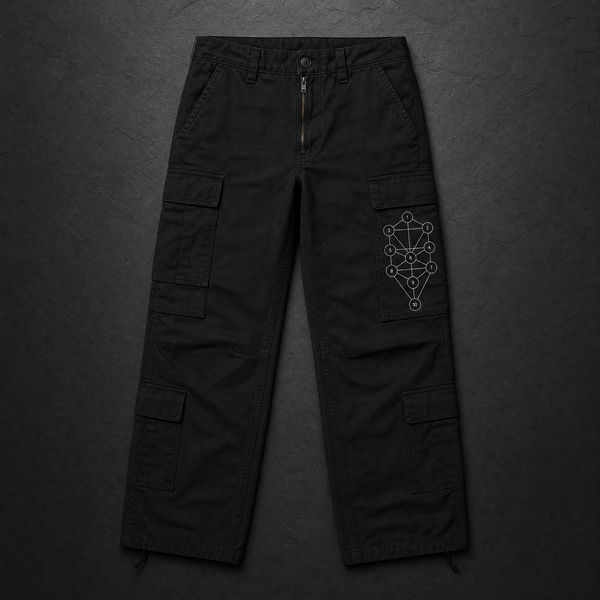 Tree of Life Cargo Pants Front