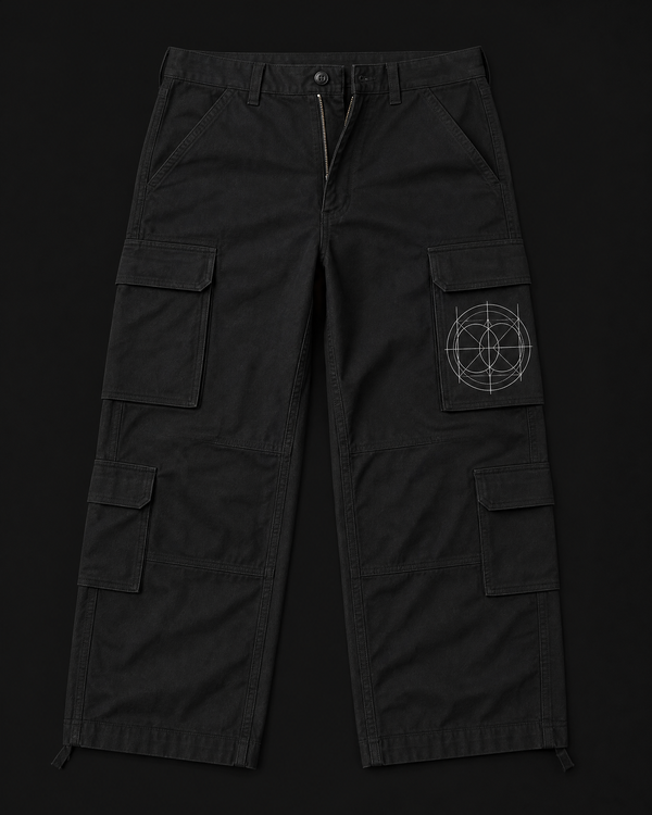 Vesica Piscis Cargo Pants — Vertex Origin Studio