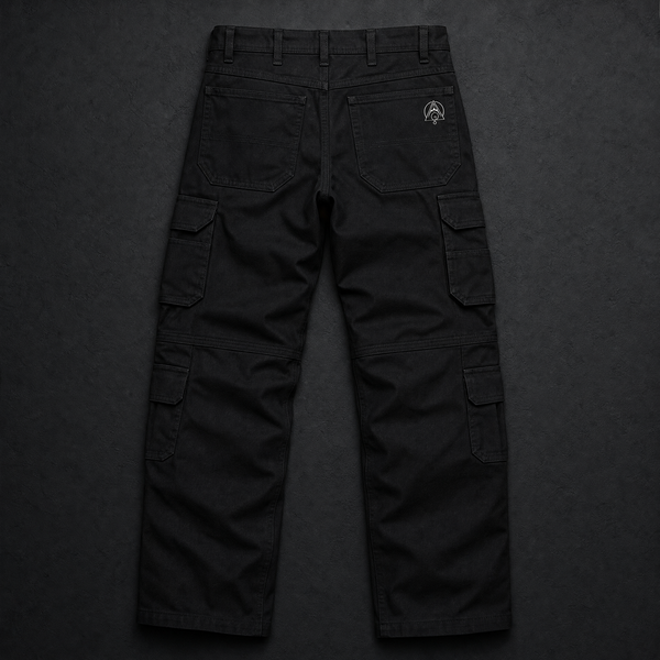 Origin Work Cargo Pants Back — Vertex Origin Studio