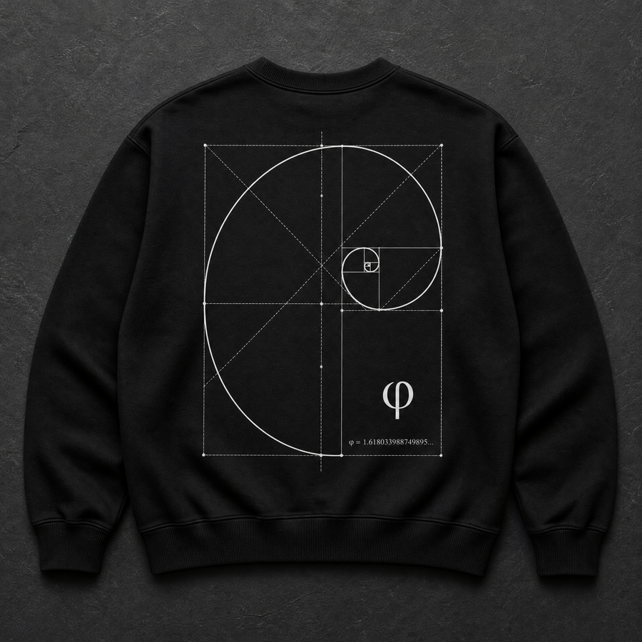 Fibonacci Crewneck Back