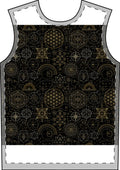 Men's Sacred Geometry Pajama Set — Cosmic Blueprint — Back