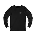 Fibonacci Spiral Long Sleeve — Black — Front