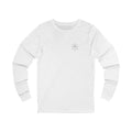 Fibonacci Spiral Long Sleeve — White — Front