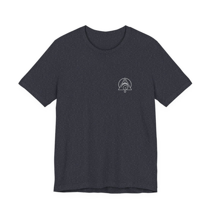 Fibonacci Spiral Tee — Navy — Front
