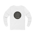 Aligned Long Sleeve — White (Circle) — Back Design