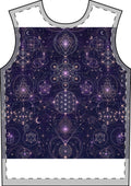Men's Sacred Geometry Pajama Set — Celestial Weave — Front