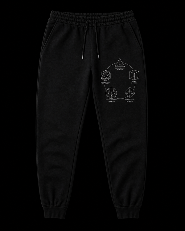 Platonic Solids Jogger Pants — Vertex Origin Studio
