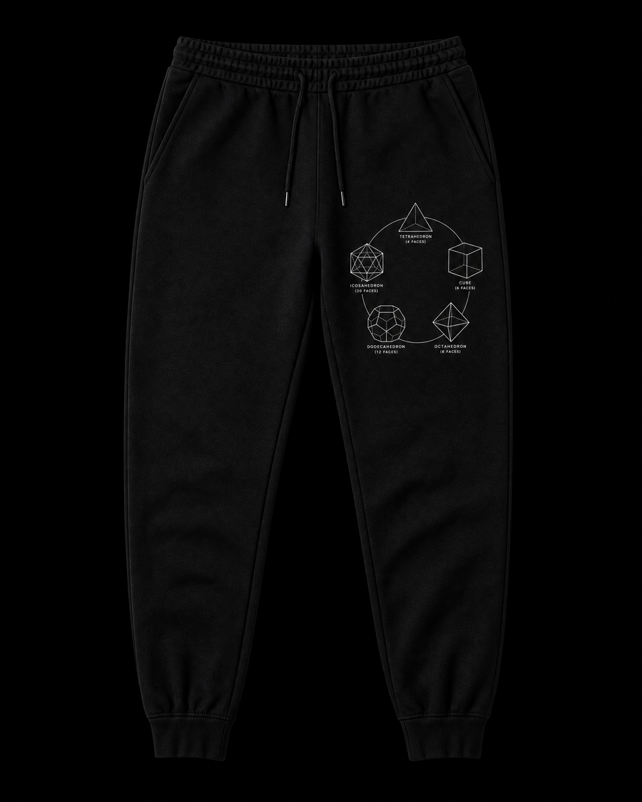 Platonic Solids Jogger Pants — Vertex Origin Studio