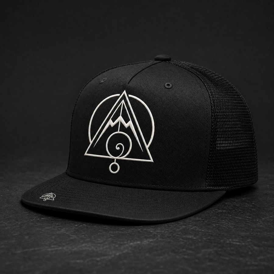 Origin Logo Trucker Cap — Vertex Origin Studio