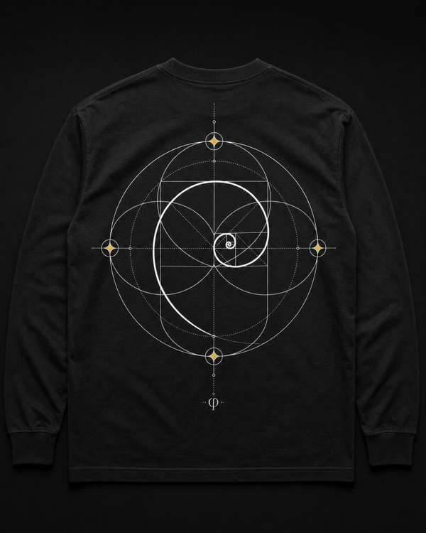 Fibonacci Long Sleeve Back — Vertex Origin Studio