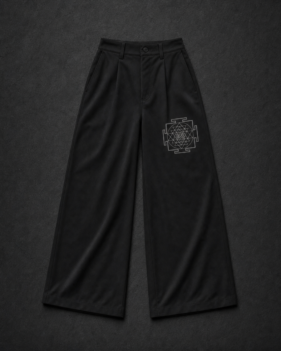 Sri Yantra Baggy Pants — Vertex Origin Studio