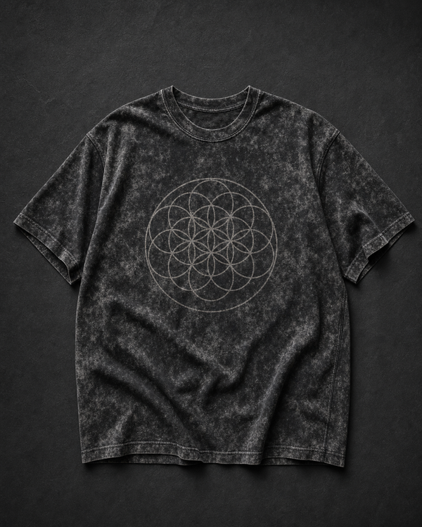 Ethereal Acid Wash Tee — Vertex Origin Studio