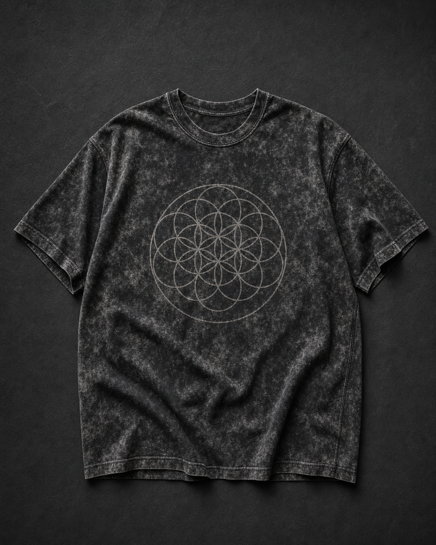 Ethereal Acid Wash Tee — Vertex Origin Studio