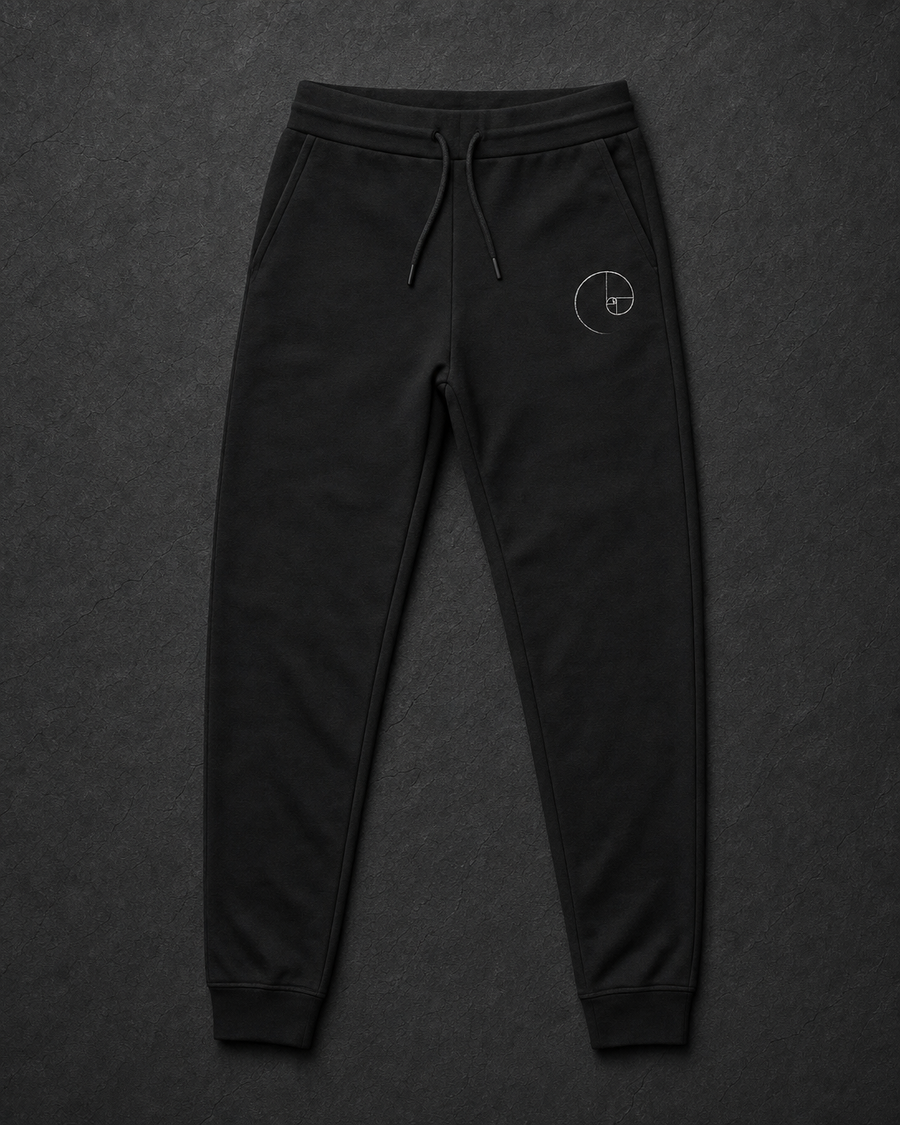 Fibonacci Slim Joggers — Vertex Origin Studio