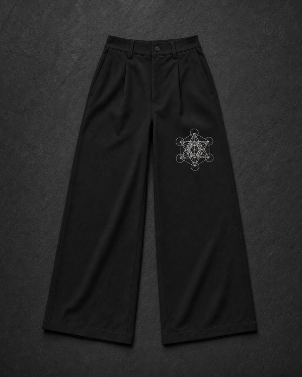 Metatron Wide-Leg Trousers — Vertex Origin Studio