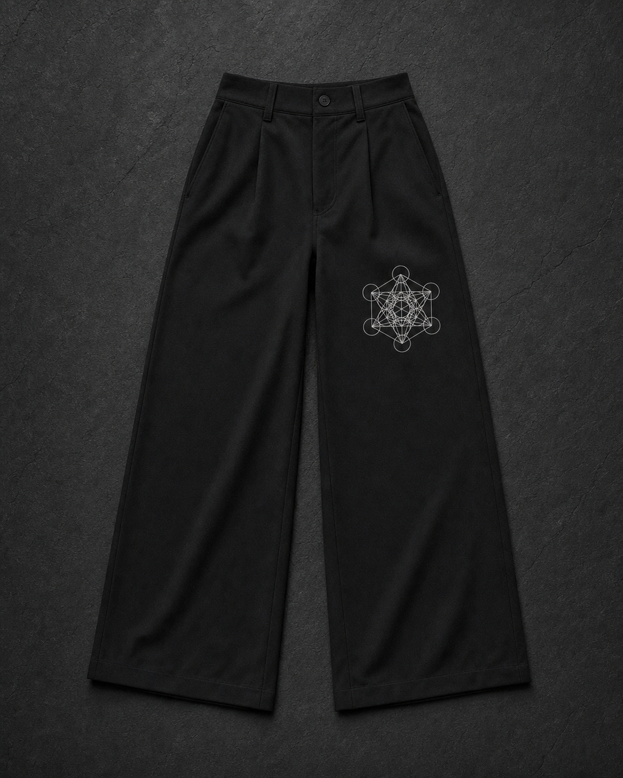 Metatron Wide-Leg Trousers — Vertex Origin Studio