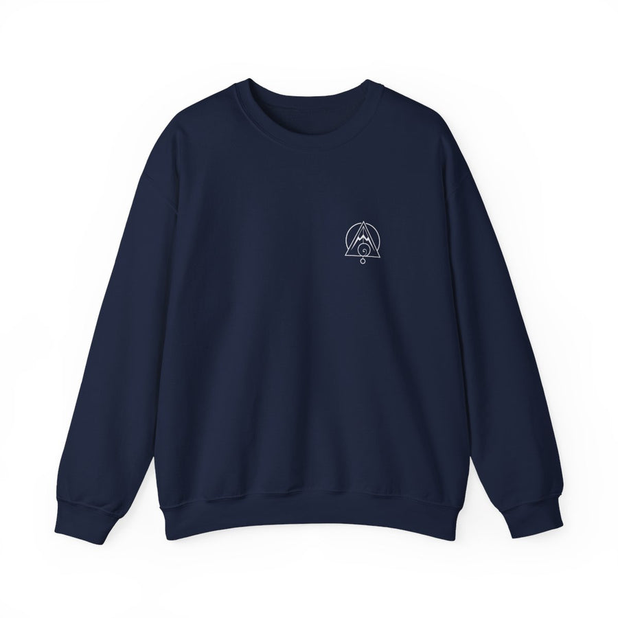 Origin Mark Crewneck — Navy — Front