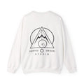 Origin Mark Crewneck — White — Back Design