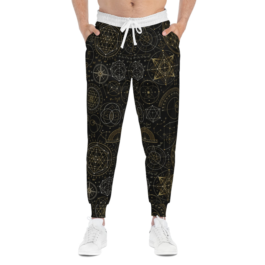 Sacred Geometry Joggers — Cosmic Blueprint