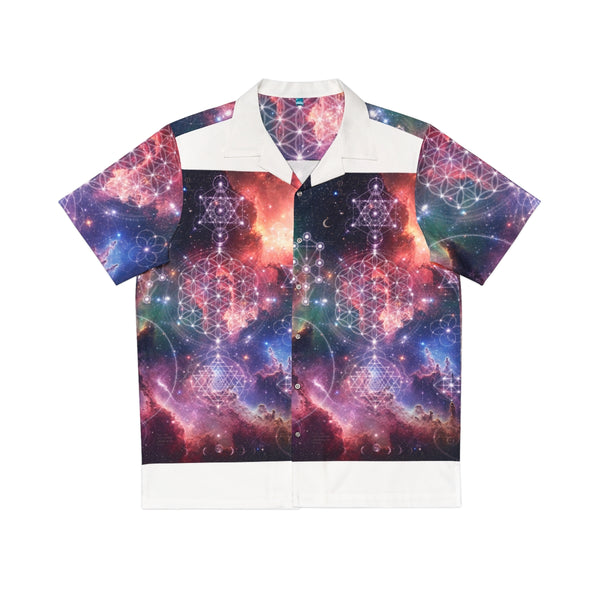 Sacred Geometry Pyjama Shirt — Cosmic Bloom
