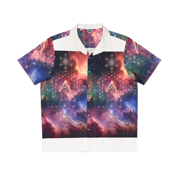 Sacred Geometry Pyjama Shirt — Cosmic Blueprint