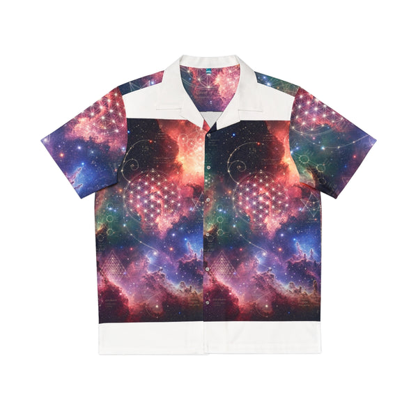 Sacred Geometry Pyjama Shirt — Cosmic Constellation