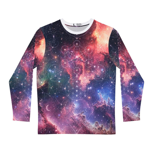 Sacred Geometry Pyjama Top — Celestial Weave (Long Sleeve)