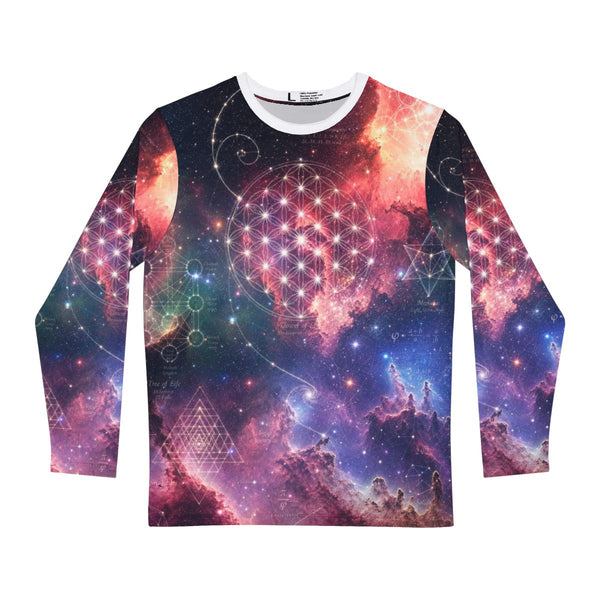 Sacred Geometry Pyjama Top — Cosmic Constellation (Long Sleeve)