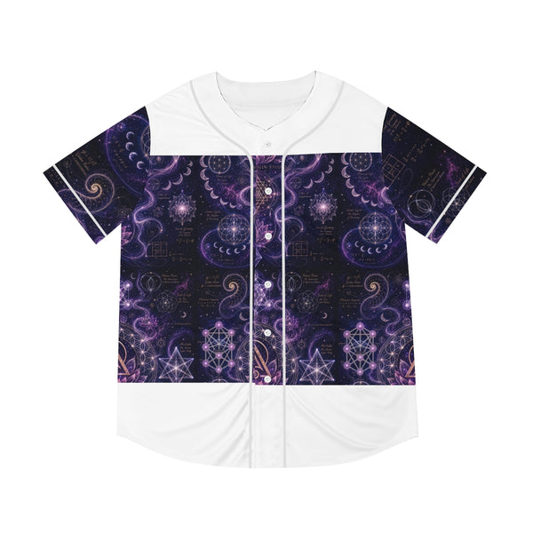 Sacred Geometry Pyjama Top — Divine Origin (Men's Baseball Jersey)