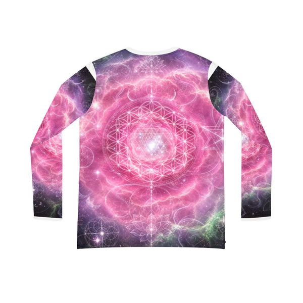 Sacred Geometry Pyjama Top — Sacred Bloom (Women's V-neck)
