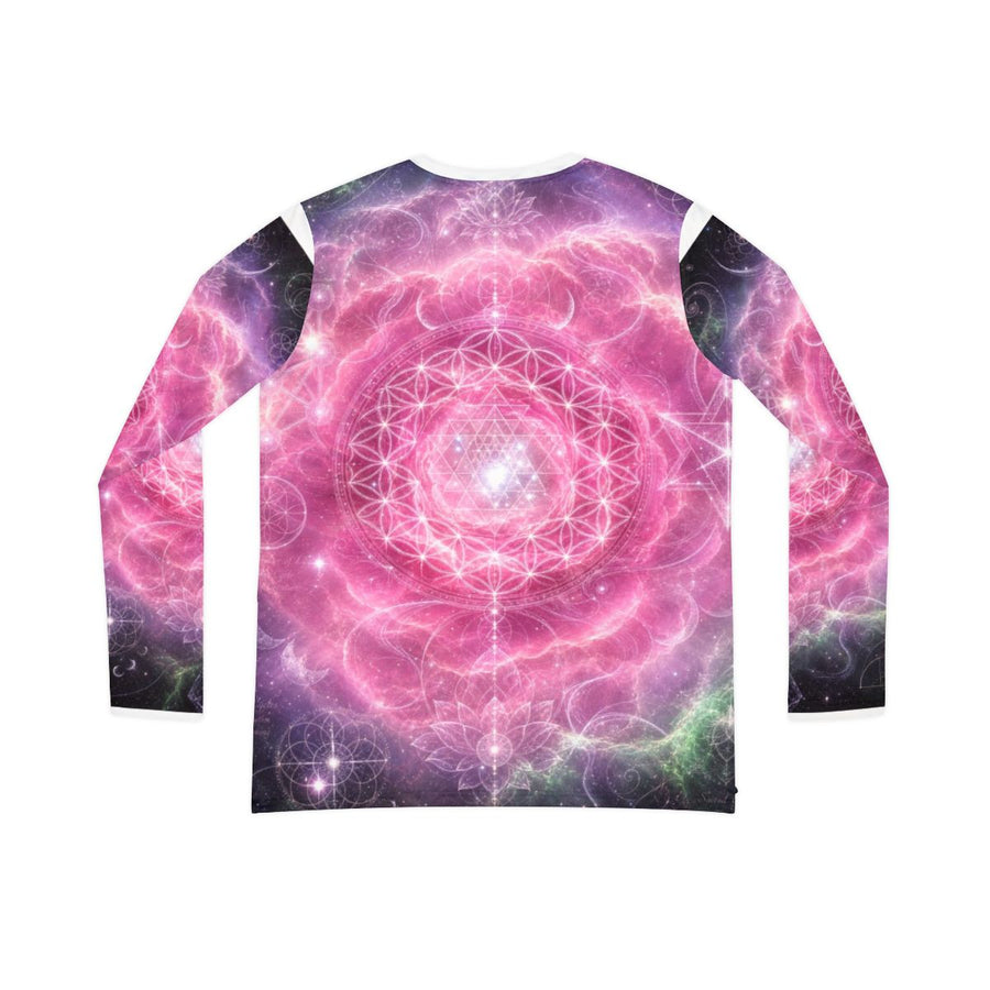 Sacred Geometry Pyjama Top — Sacred Bloom (Women's V-neck)