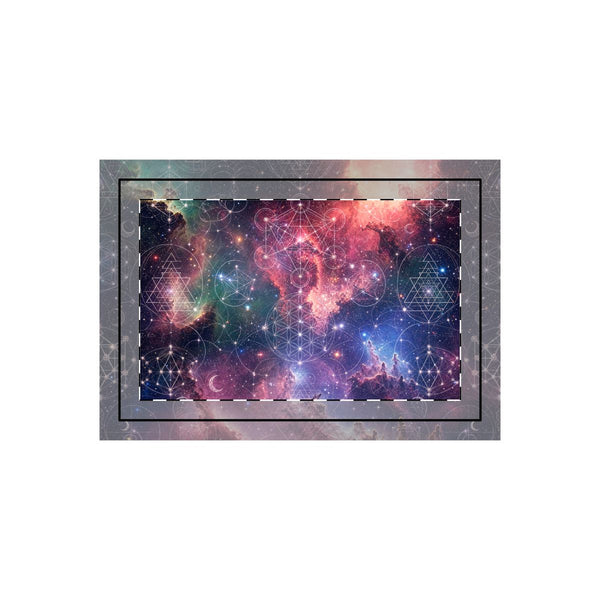 Sacred Geometry Throw Pillow Case - Celestial Weave