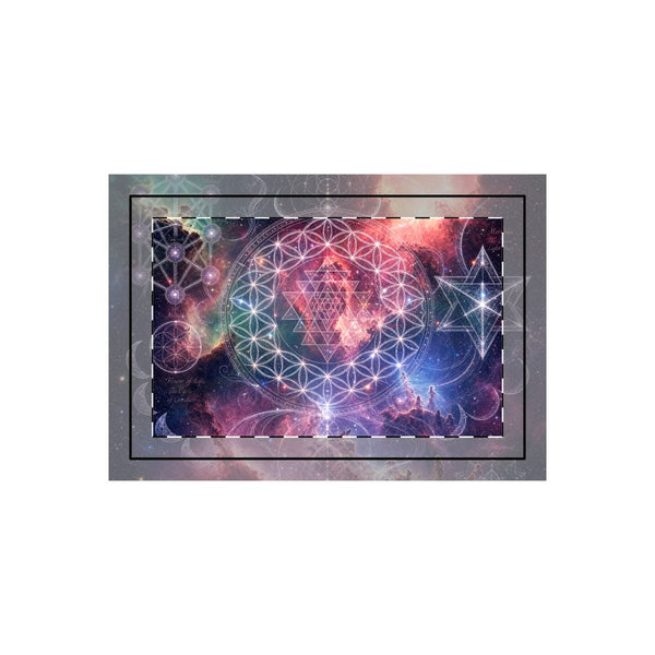 Sacred Geometry Throw Pillow Case - Sacred Bloom