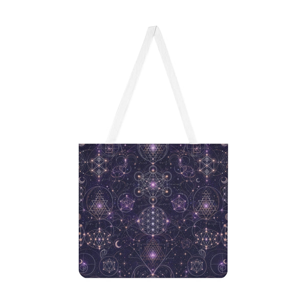 Sacred Geometry Tote Bag — Celestial Weave