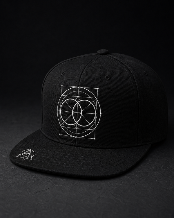 Vesica Piscis Snapback Cap — Vertex Origin Studio