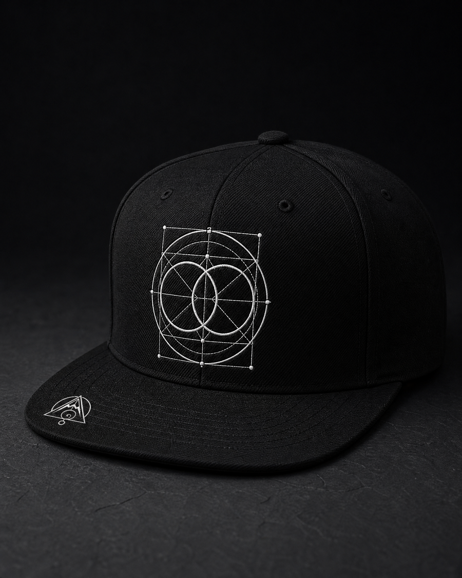 Vesica Piscis Snapback Cap — Vertex Origin Studio