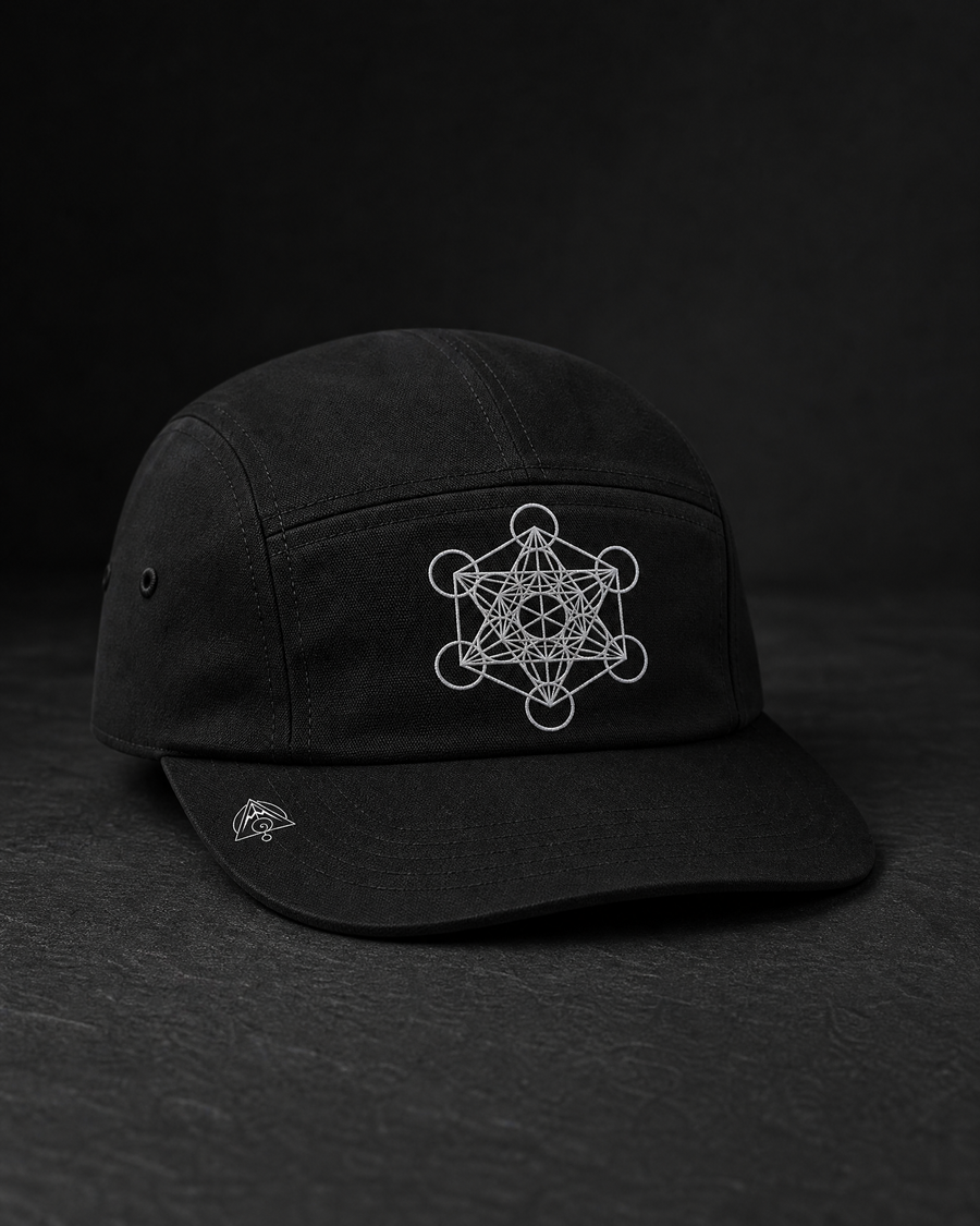 Metatron 5-Panel Camp Cap — Vertex Origin Studio
