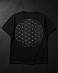 Flower of Life Tee Back — Vertex Origin Studio