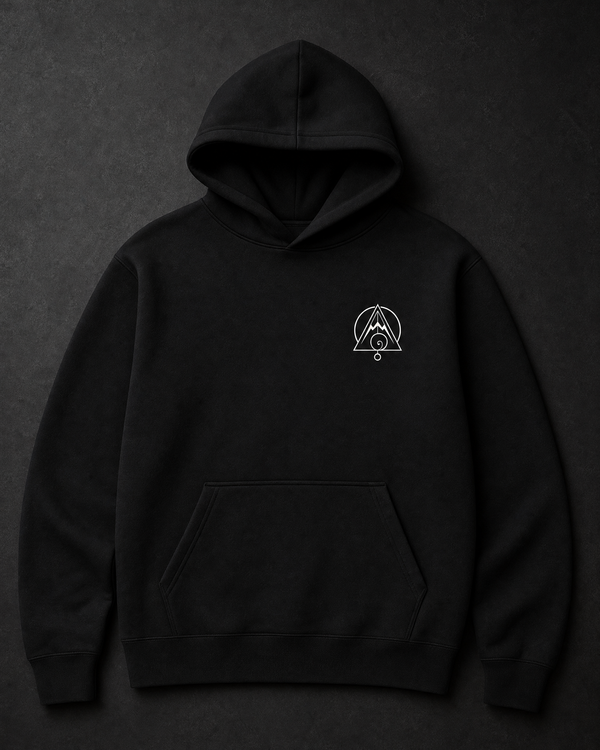 Flower of Life Hoodie Front — Vertex Origin Studio