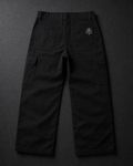 Flower of Life Work Jogger Pants Back — Vertex Origin Studio logo