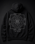 Sri Yantra Hoodie Back — Vertex Origin Studio