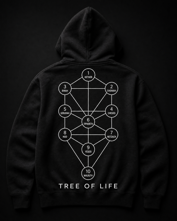Tree of Life Hoodie Back — Vertex Origin Studio