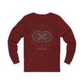 Torus Field Long Sleeve — Cardinal — Back Design