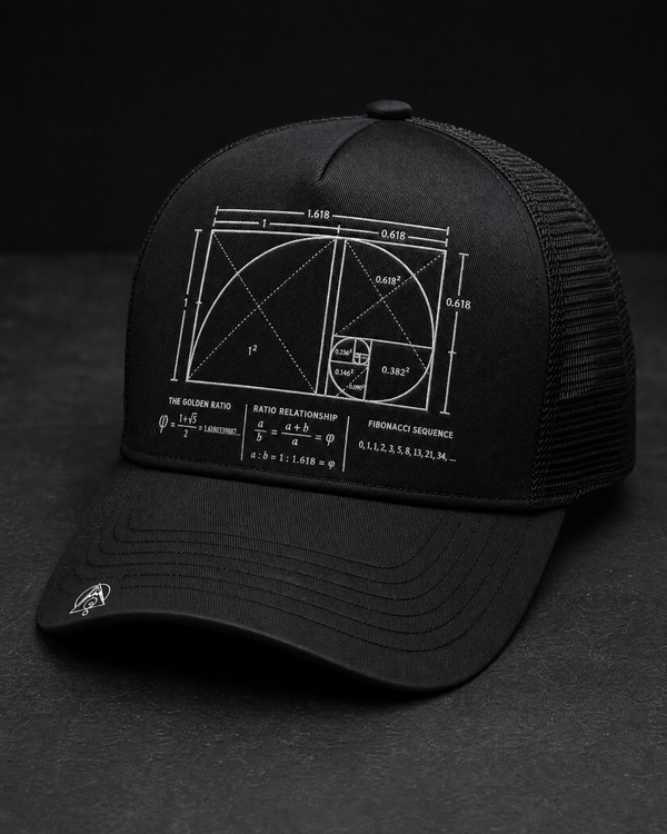 Golden Ratio Trucker Cap — Vertex Origin Studio